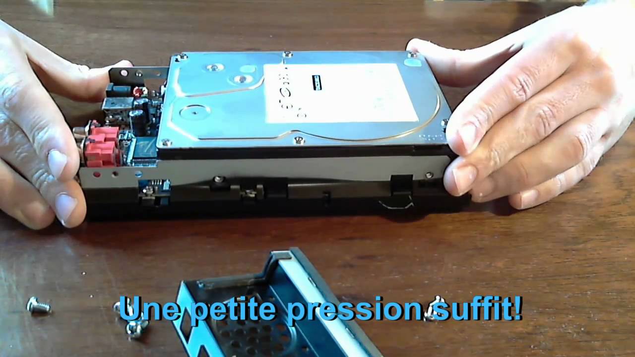 Ouvrir un boîtier Lacie LaCinema classic