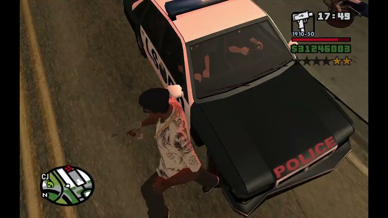 mato a todos en gta san Andreas  y policías no me dejan libre llegando al aeropuerto