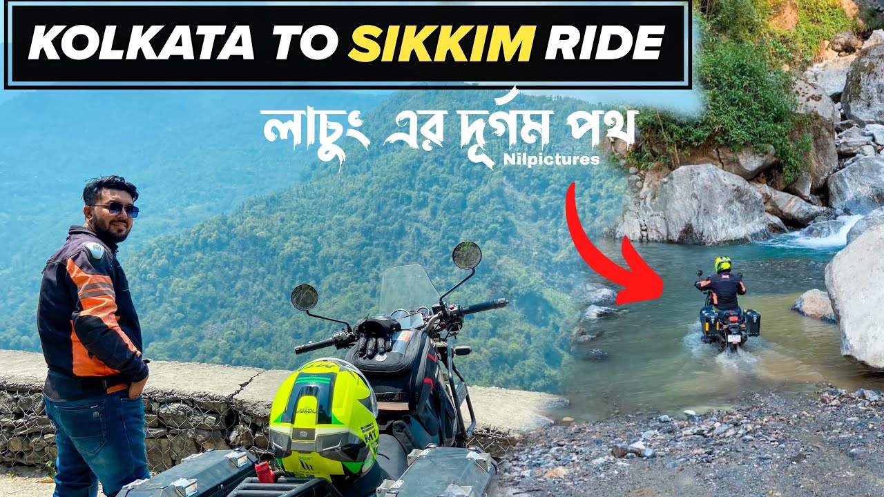 SEVERE ROAD CONDITIONS! Siliguri to Lachung by Bike - EP 02 || KOLKATA TO SIKKIM BY BIKE 2024