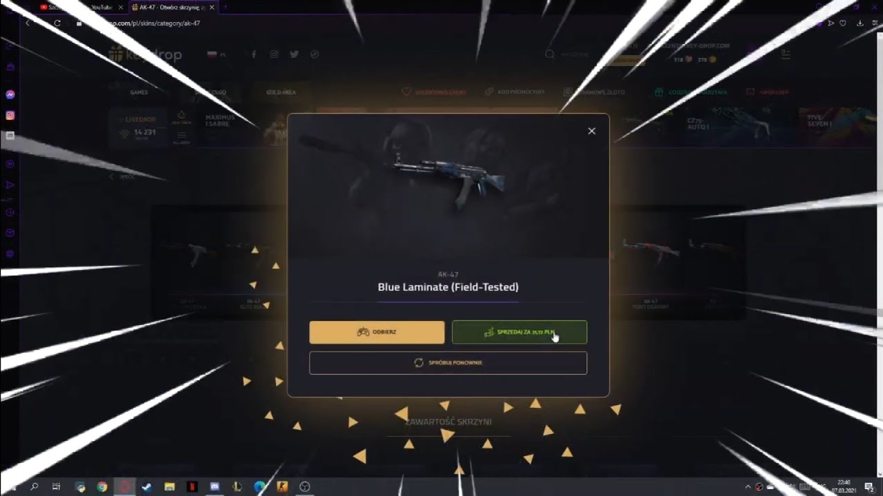 KOSA Z 20zł KEY-DROP *GRUBY PROFIT*