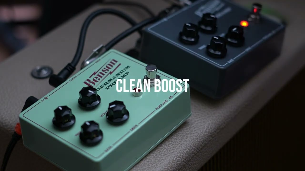 Benson Germanium Preamp vs. Original Benson Preamp - Simple 1 to 1 comparison.