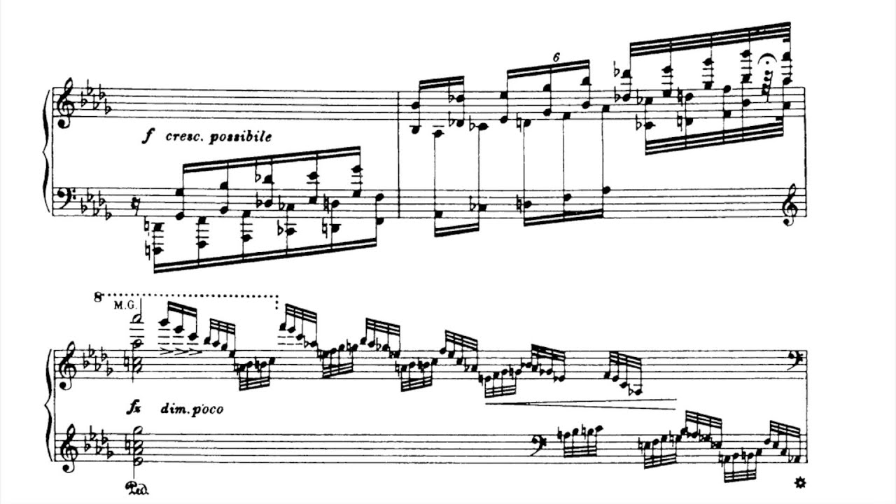 J. Sibelius - Romance in D-flat major op. 24 no. 9 + sheet