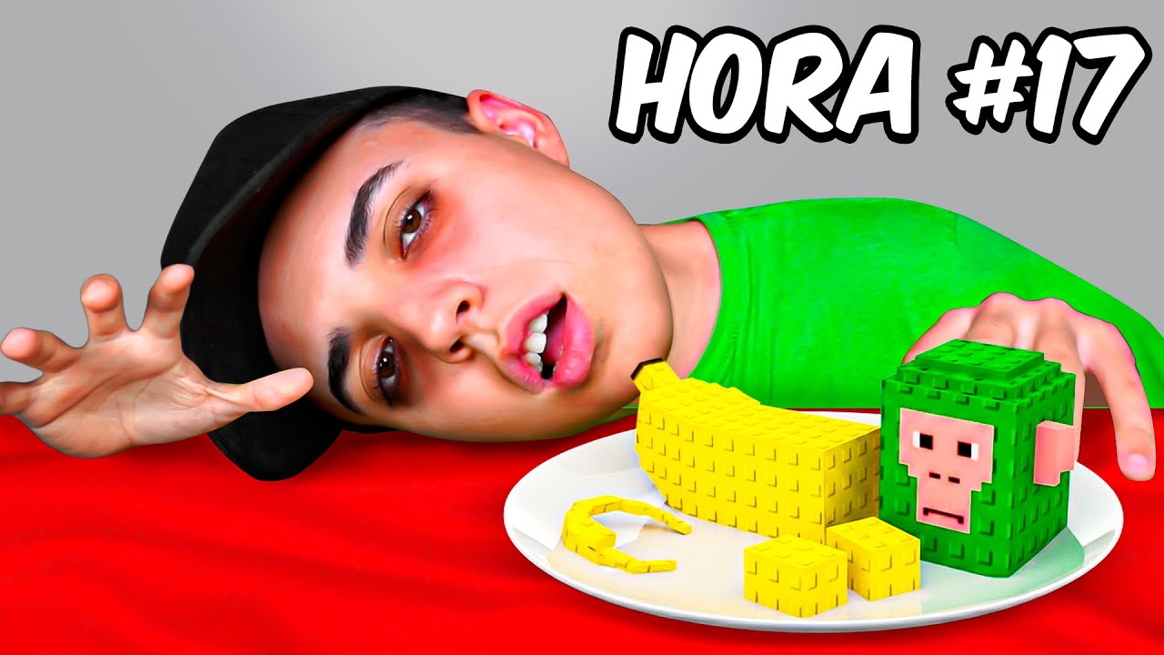 Sobreviví 24 Horas SOLO con COMIDA de Steal a Brainrot…