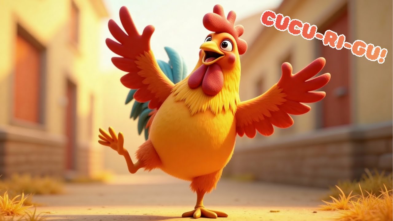 🐓Cocoșul Roco – Cu-cu-ri-gu Colorat 🎶