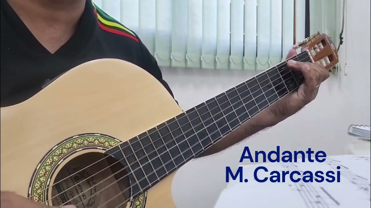 Método Carcassi. Allegreto, Andante e + Grens-live (anônimo)