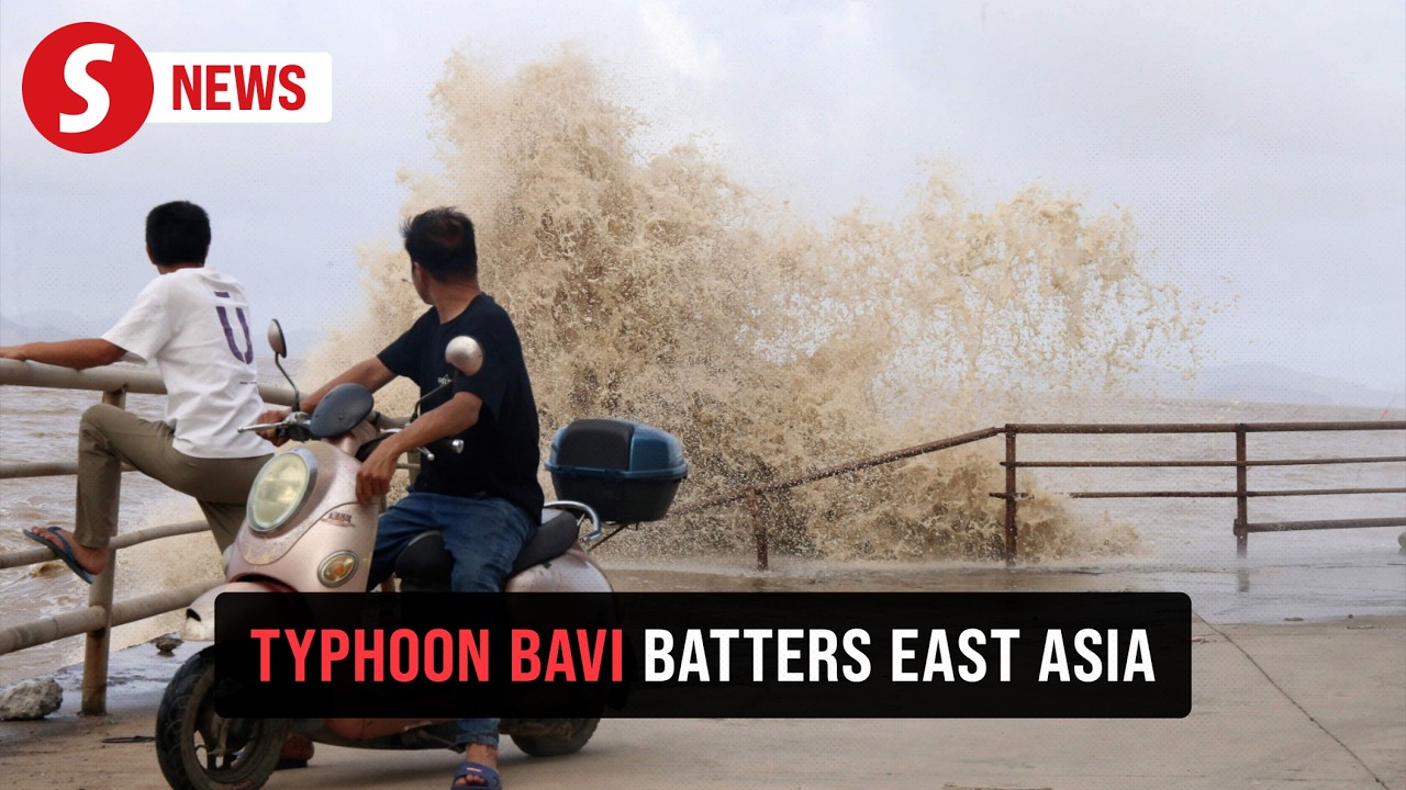 Typhoon Bavi sparks widespread disruption across East Asia