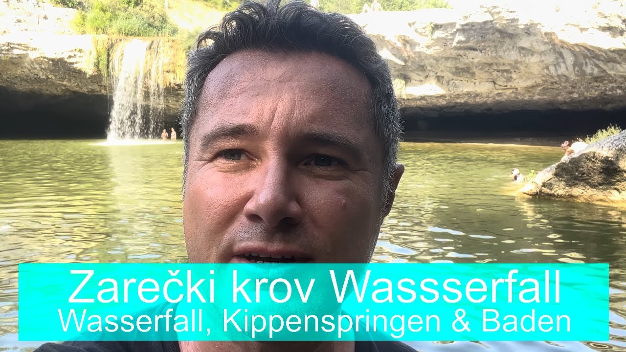 Zarečki krov Wasserfall in Istrien/Kroatien