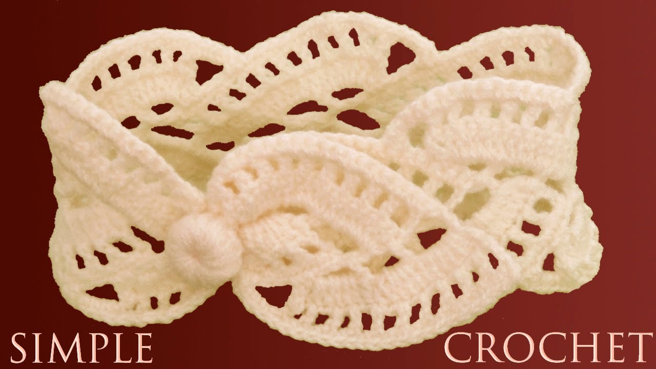 Como tejer a crochet Punto trenzas entrelazadas para diademas tapetes tejido con ganchillo