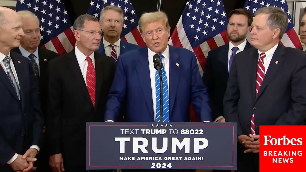 BREAKING NEWS: Trump Touts 'Tremendous Unity' In GOP At Press Briefing With Senate Republicans