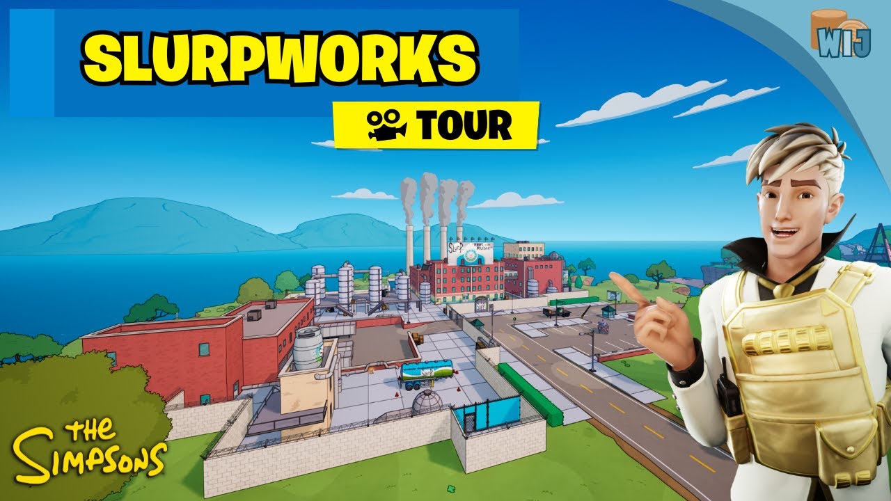 Springfield Slurpworks Tour | Fortnite x The Simpsons
