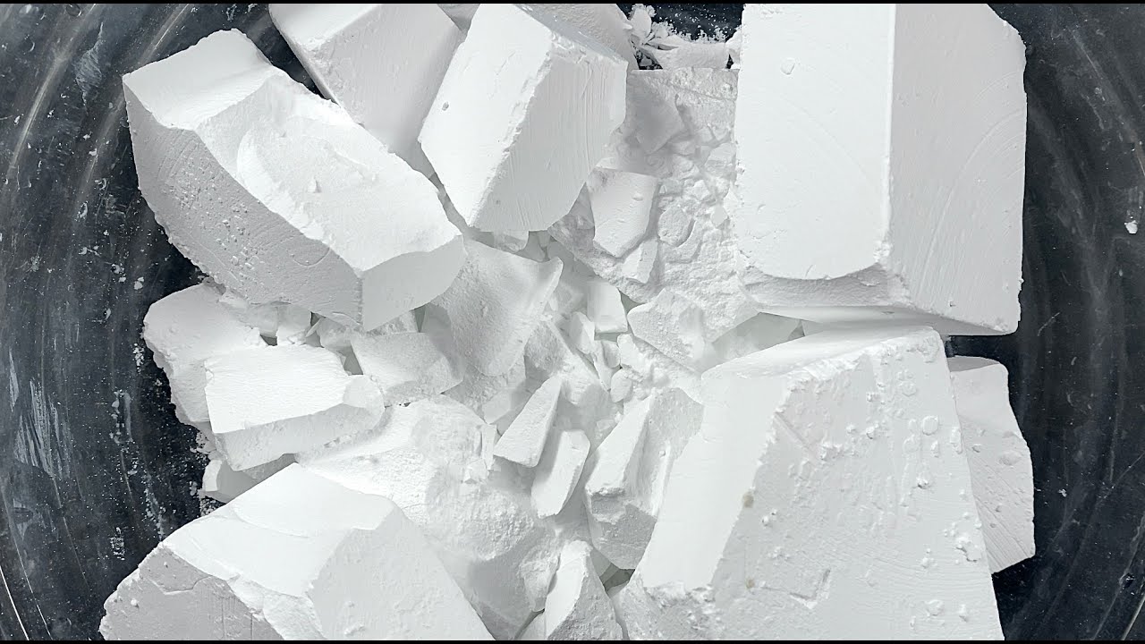 ASMR || 8 BLOCKS OF SOFT GYM CHALK CRUMBLE WITH BAKING SODA PASTE || SATISFYING