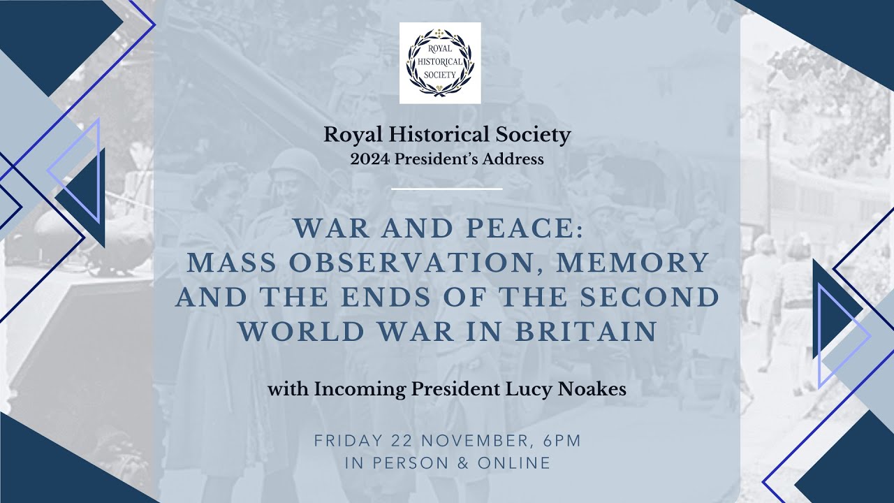 President's Address 2024, given by Professor Lucy Noakes