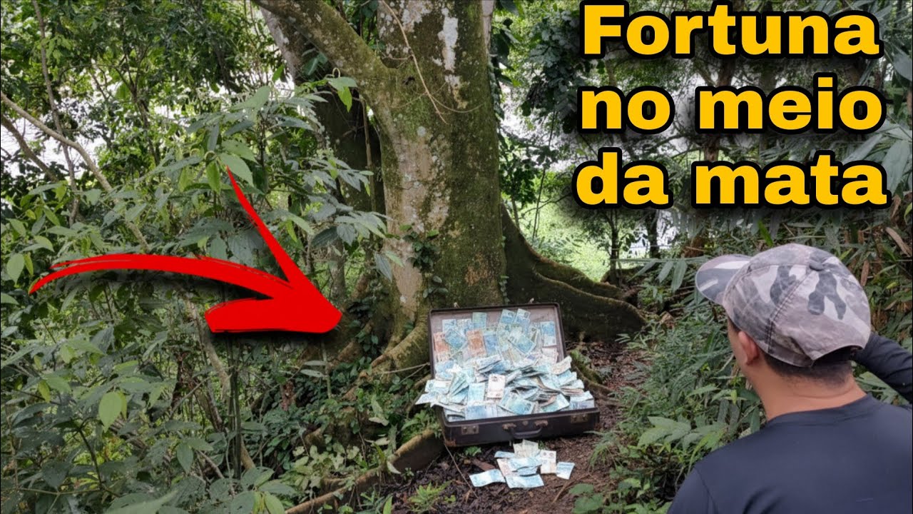 Fiquei surpreso com tanto dinheiro perdido na trilha! 😱🙌