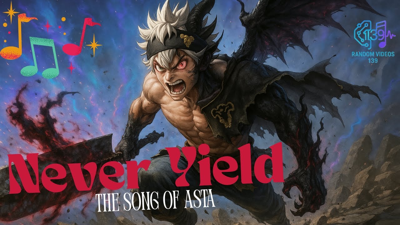 🔥 Never Yield: The Song of Asta | Black Clover Tribute (Original Fan Song)