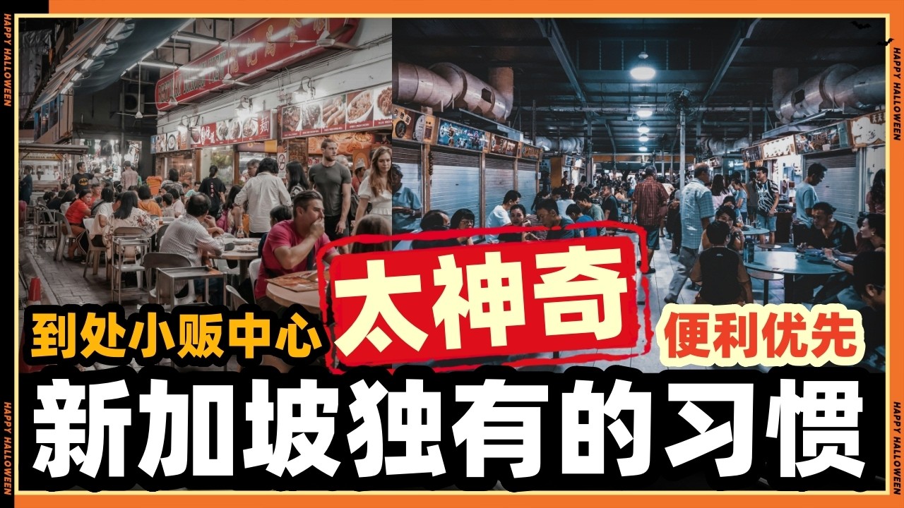 全世界只有新加坡才会有的“吃饭逻辑”习惯!!
