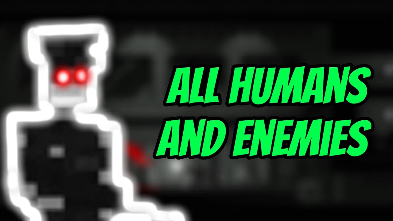 Zombie Night Terror - All Humans and enemies 