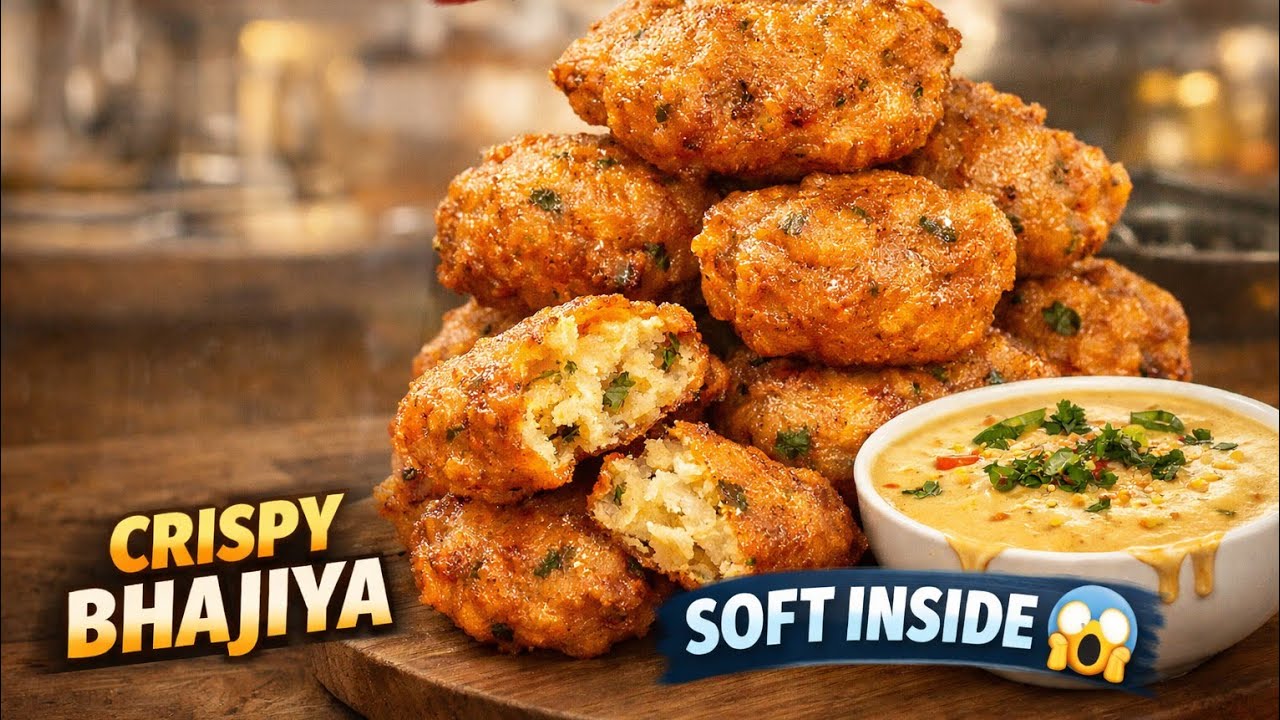 Hyderabadi Maisoor Bhajiya & Besan Chutney | Iftar Special Crispy Bhajiya Recipe 😍