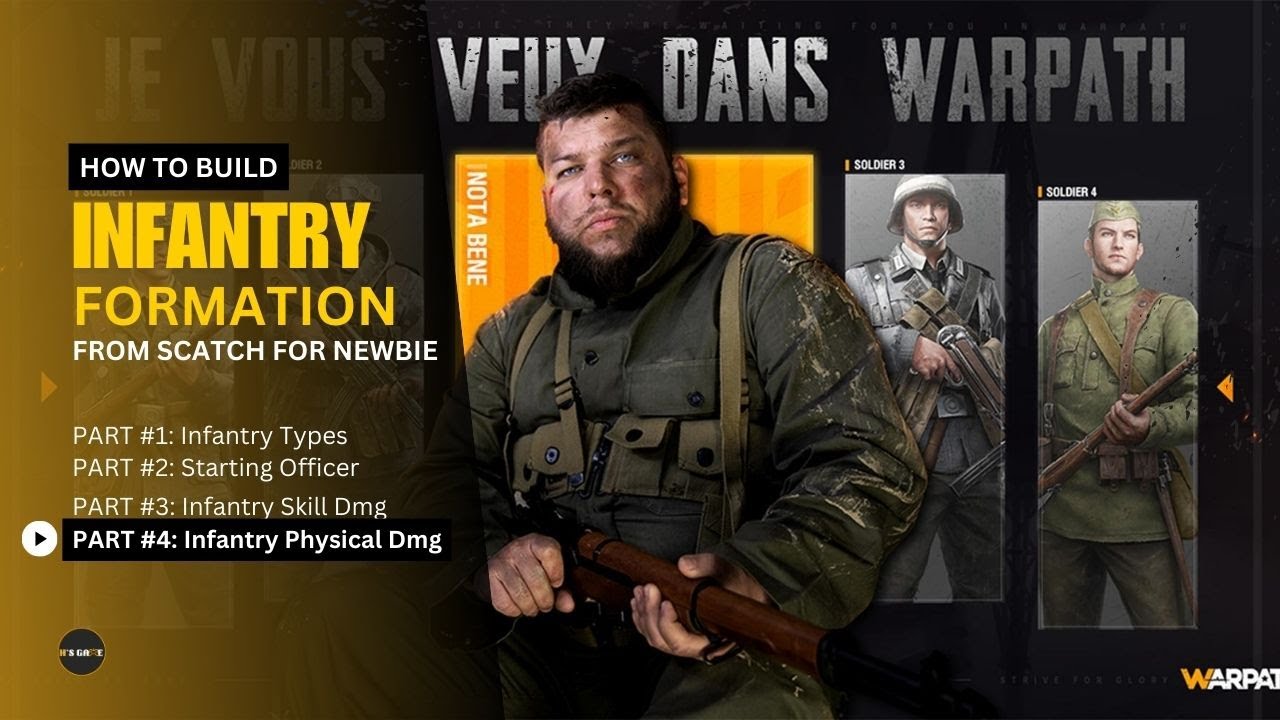 Создание пехотного отряда с нуля для начинающих - Эпизод 4 | Warpath 11.3