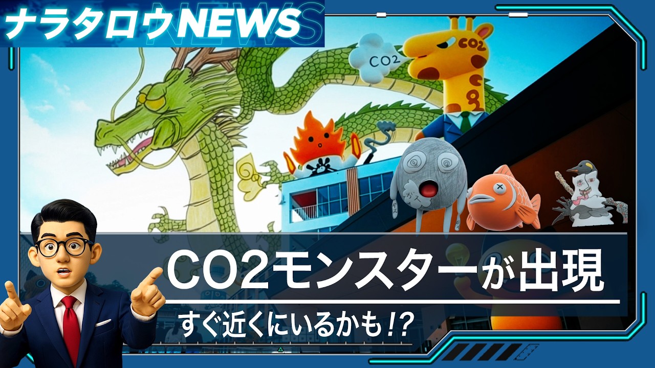 奈良の学校にＣＯ２モンスターが出現！？