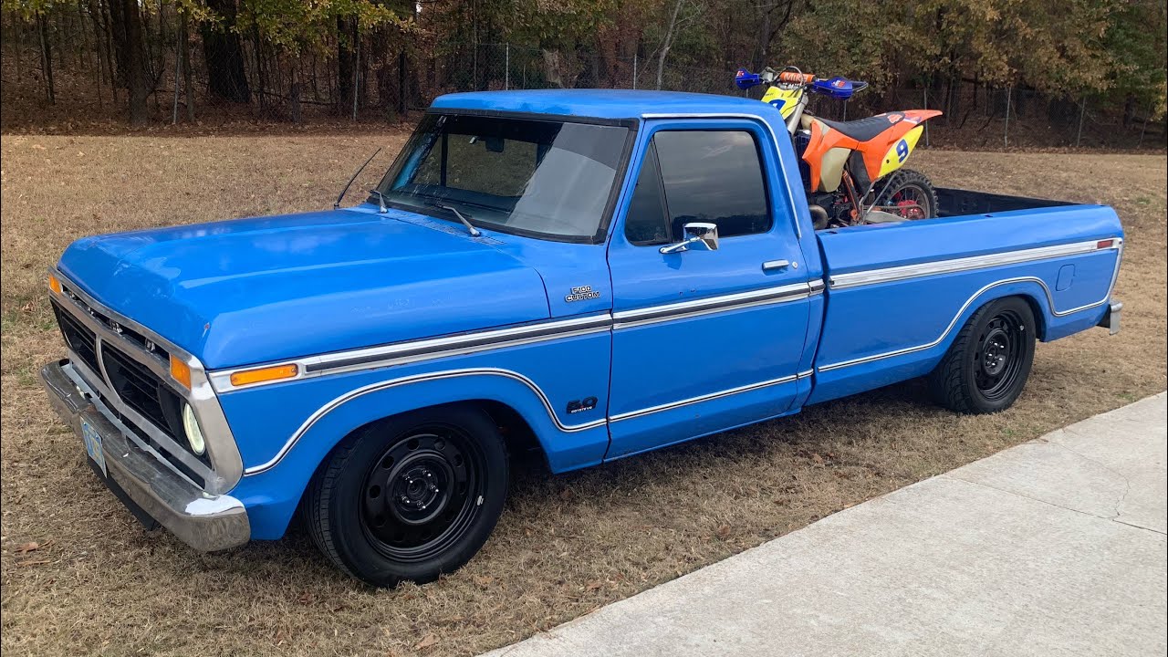 1977 Ford F100, Coyote 5.0, Crown Vic swap, 8.8 rear, MT82 6 speed Calimer Stage 1