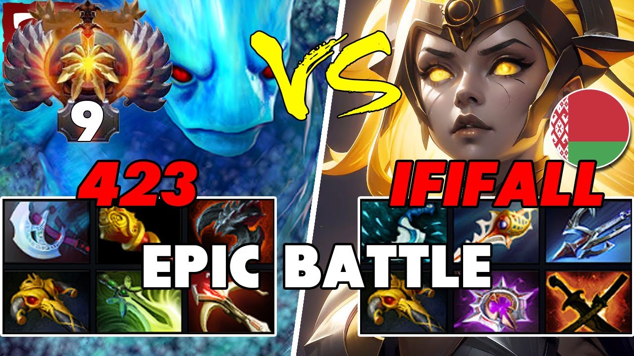 423 (MORPHLING) Carry vs IFIFALL (DAWNBREAKER) Off - Epic Battle Of Pro Dota 2 Players - Z Dota 2