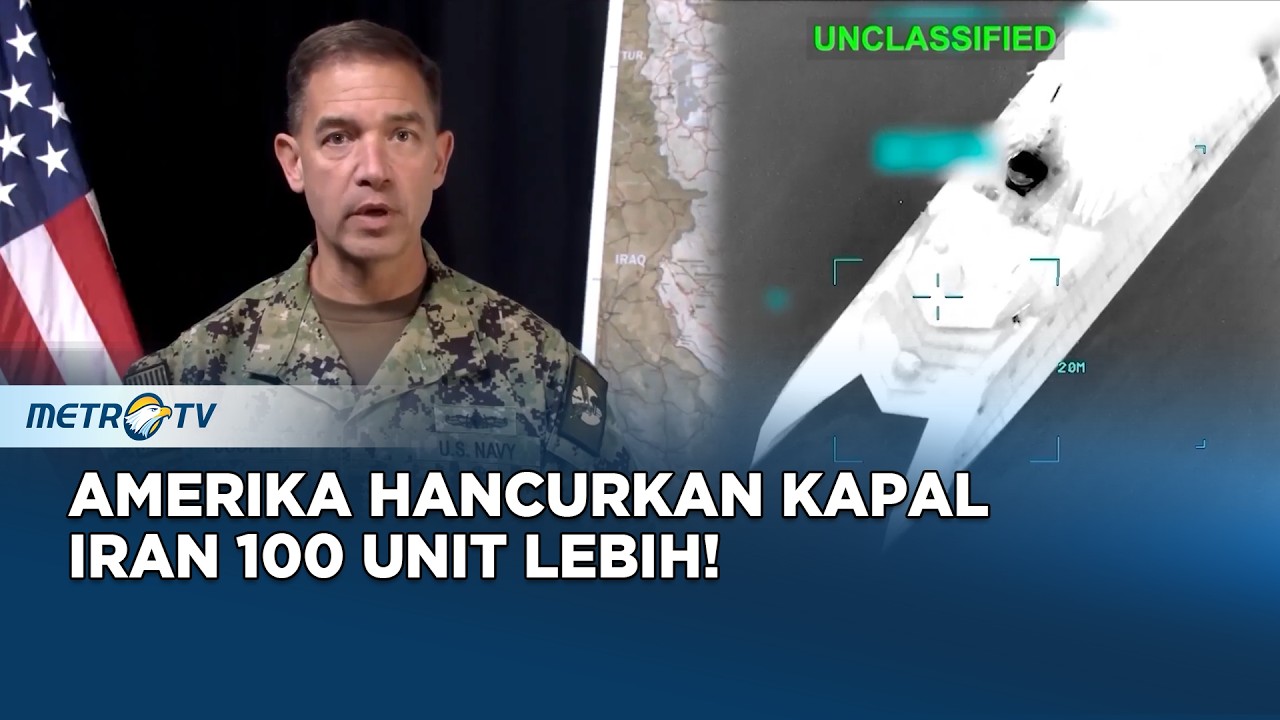 Amerika Hancurkan 100 Kapal Iran Perangi Ancaman Hormuz!