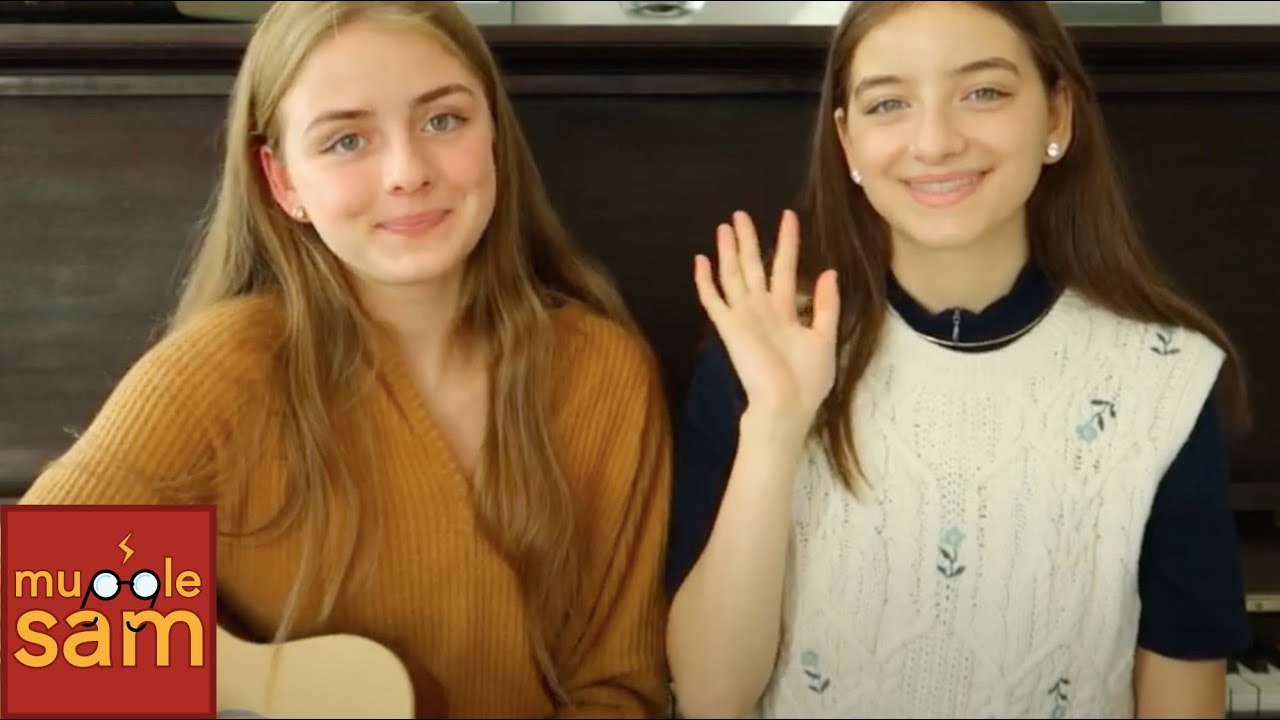 Sophia and Bella - Easy on Me (Adele Guitar Cover) Live on Mugglesam