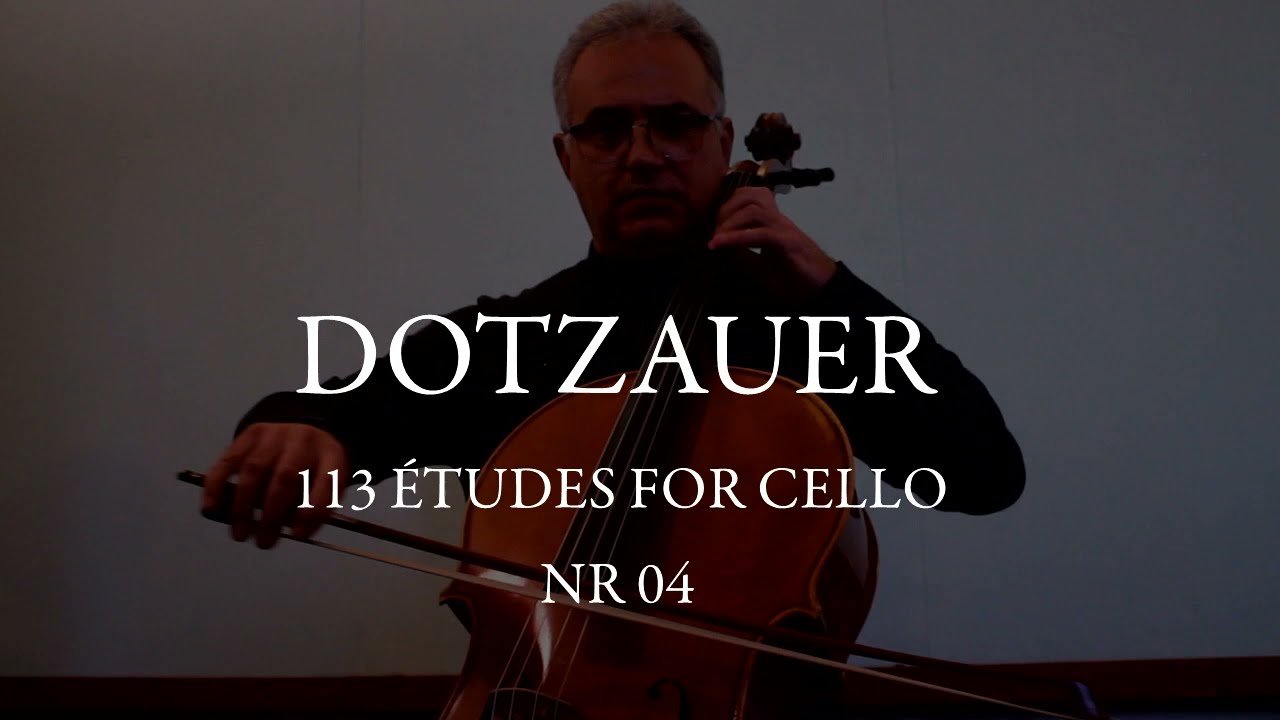 Dotzauer - 113 etudes for cello N.4 Aurelio Bertucci