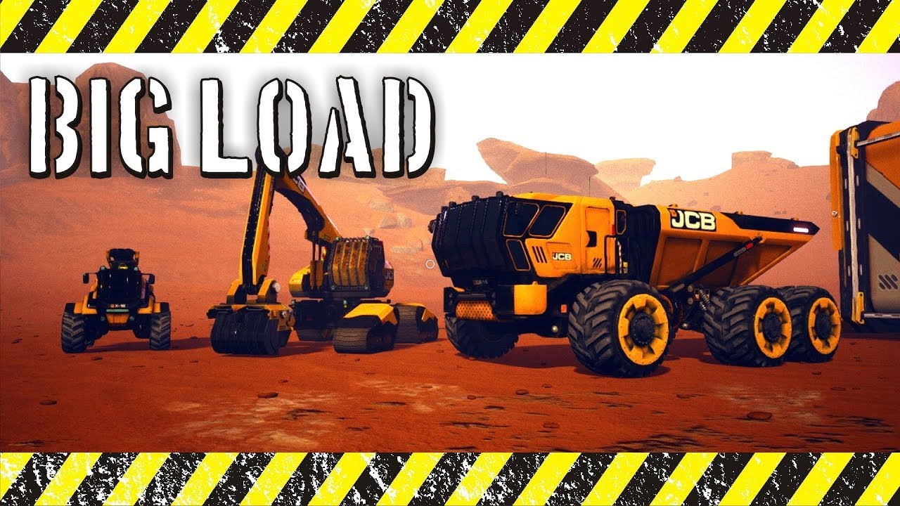 JCB Pioneer: Mars - Big Cargo Truck and Excavator
