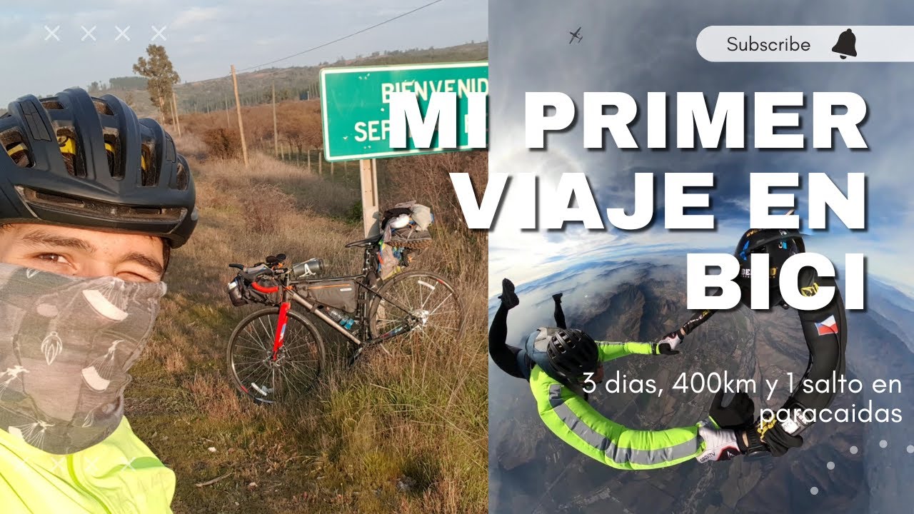 Mi primer viaje en bicicleta - 3 dias, 400km y 1 Salto en paracaídas