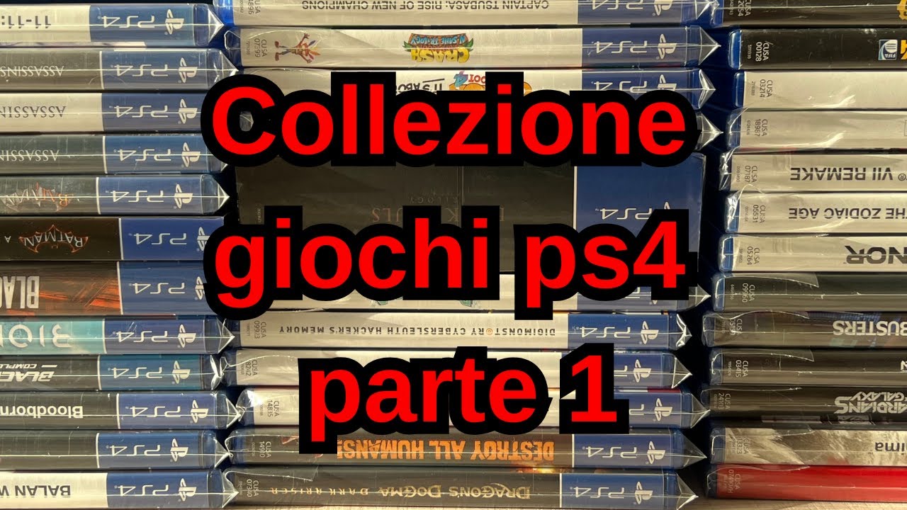 Collezione giochi Playstation 4 (2025) Parte 1