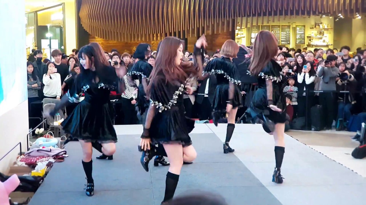 20180121 오마이걸(OH MY GIRL) 고양 팬사인회 비밀정원(Secret Garden)무대 + 퇴장