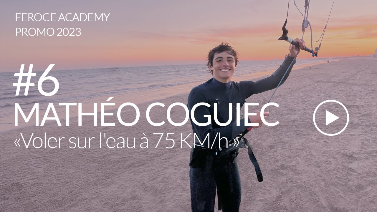 Mathéo Coguiec & Feroce Academy  - Voler sur l'eau à 75 KM/h