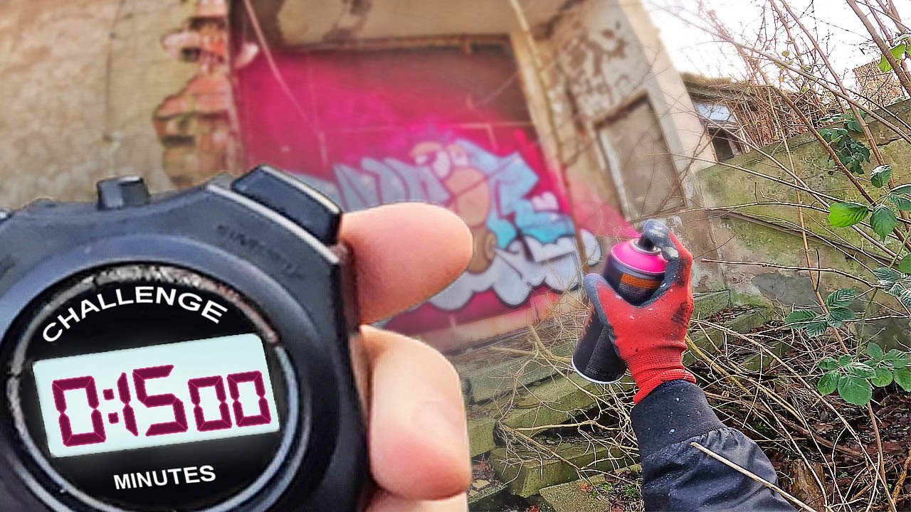 15 Minutes Graffiti Challenge - Raw & Uncut