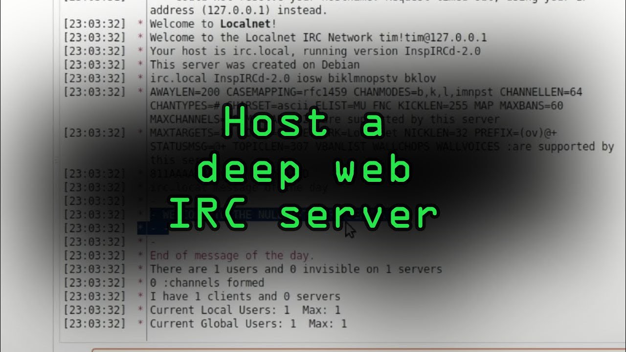 Создайте сервер Deep Web IRC для более анонимного общения в Интернете [Руководство]