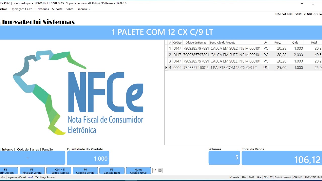 Venda R&aacute;pida em Dinheiro - CTRL + D