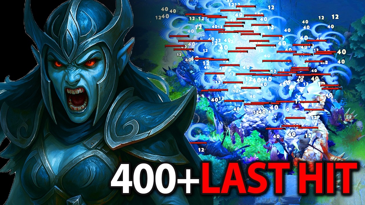 Phantom Assassin 400+ Last Hits CARRY DOMINATION in Immortal Dota 2 7.41c