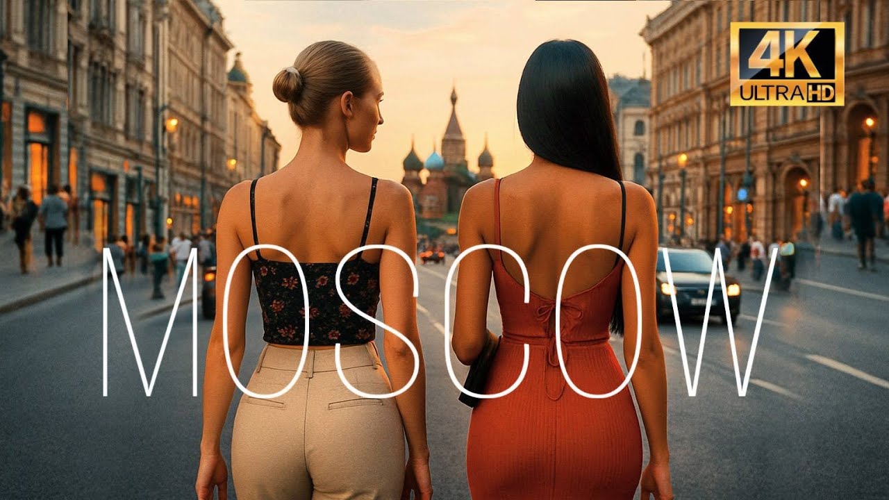 🔥 4K This is MOSCOW?! | Gorgeous Russian girls  | The Real Russia They Don’t Show You