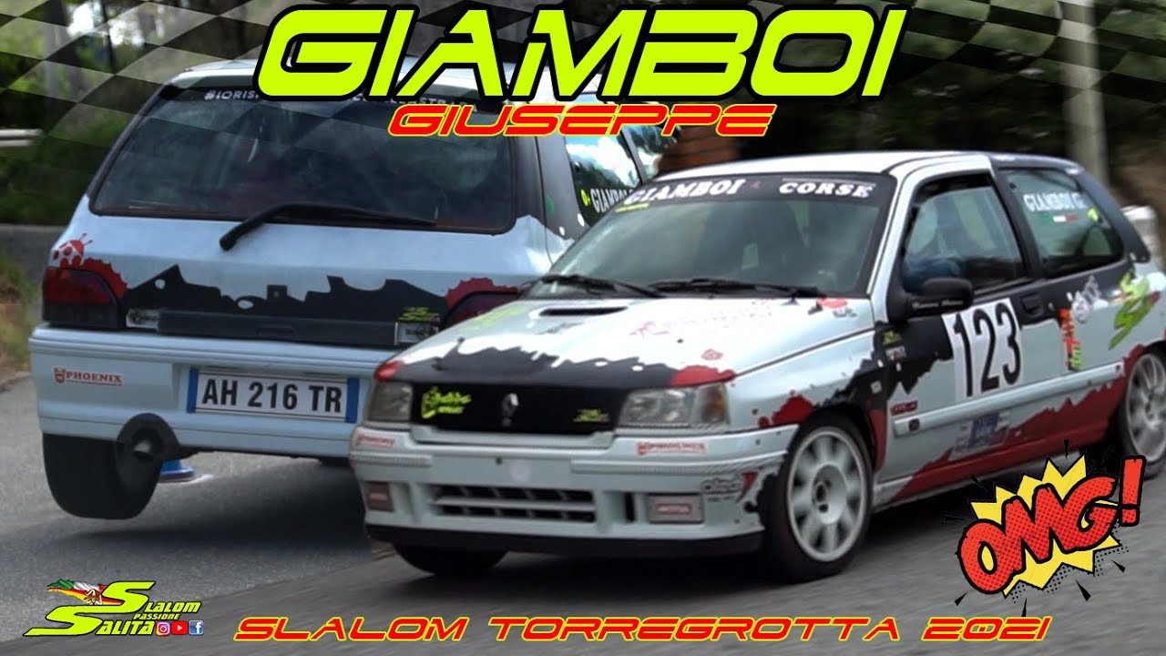 SLALOM TORREGROTTA 2021 // RENAULT CLIO WILLIAMS GR.N ON BOARD // GIAMBOI GIUSEPPE