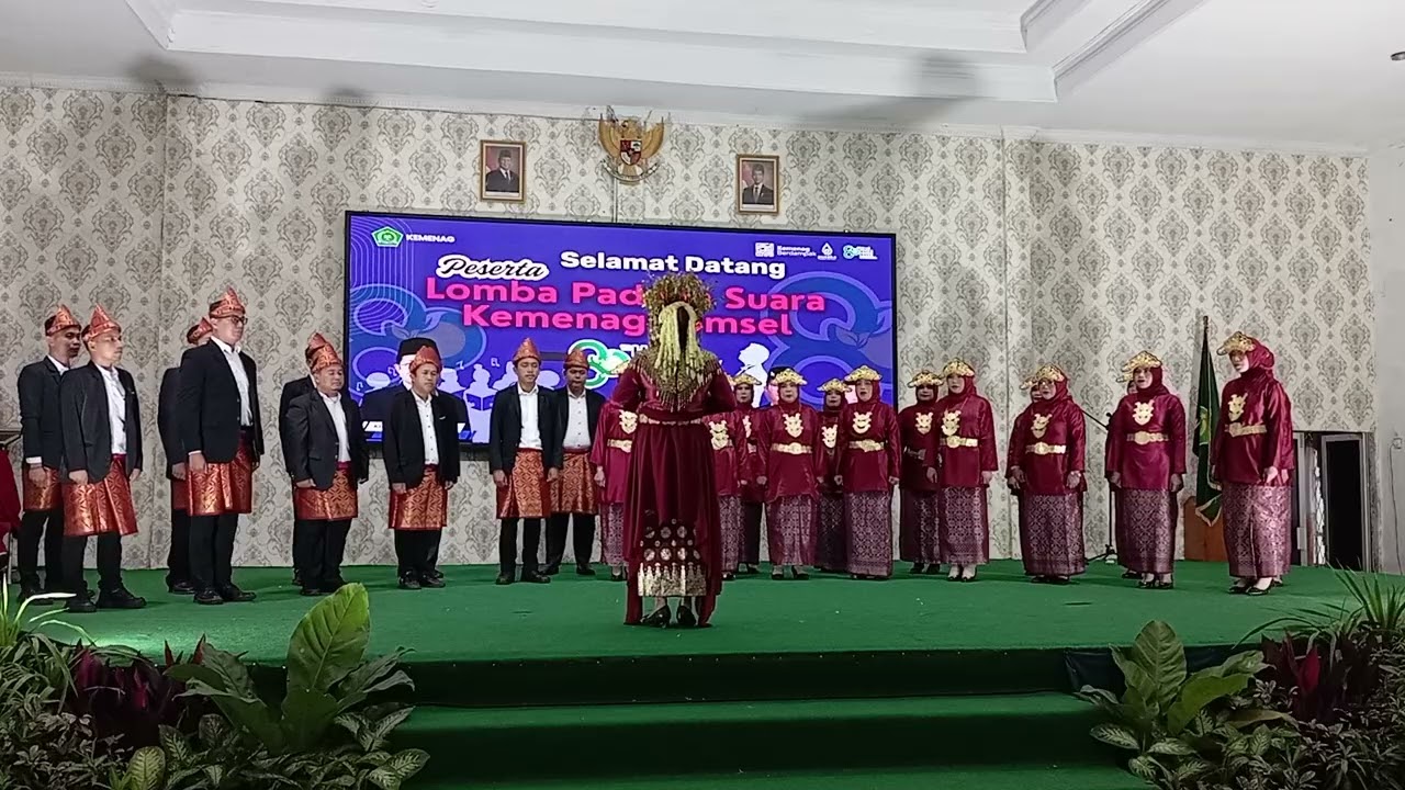 Penampilan TIM Paduan Suara Kemenag Kabupaten Ogan Komering Ilir