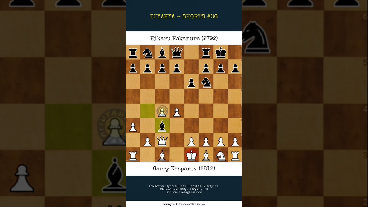 Kasparov Shocks Hikaru With Signature Move #chess