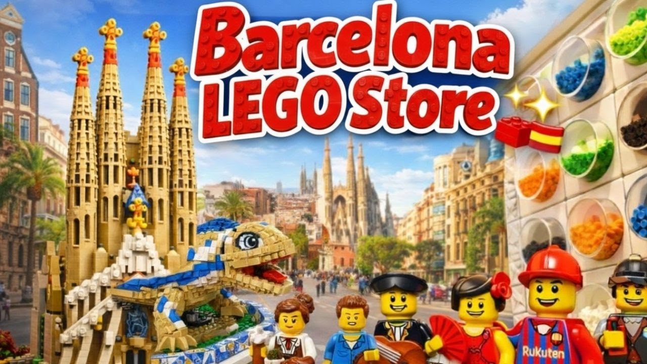 Barcelona Lego Store Tour | Explore the Amazing LEGO World in 4K 🇪🇸✨