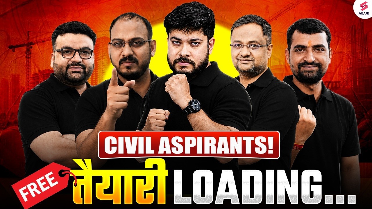 Biggest Announcement Alert for Civil Engineers!!🔥 | Free Preparation Loading....... | AE JE Testbook