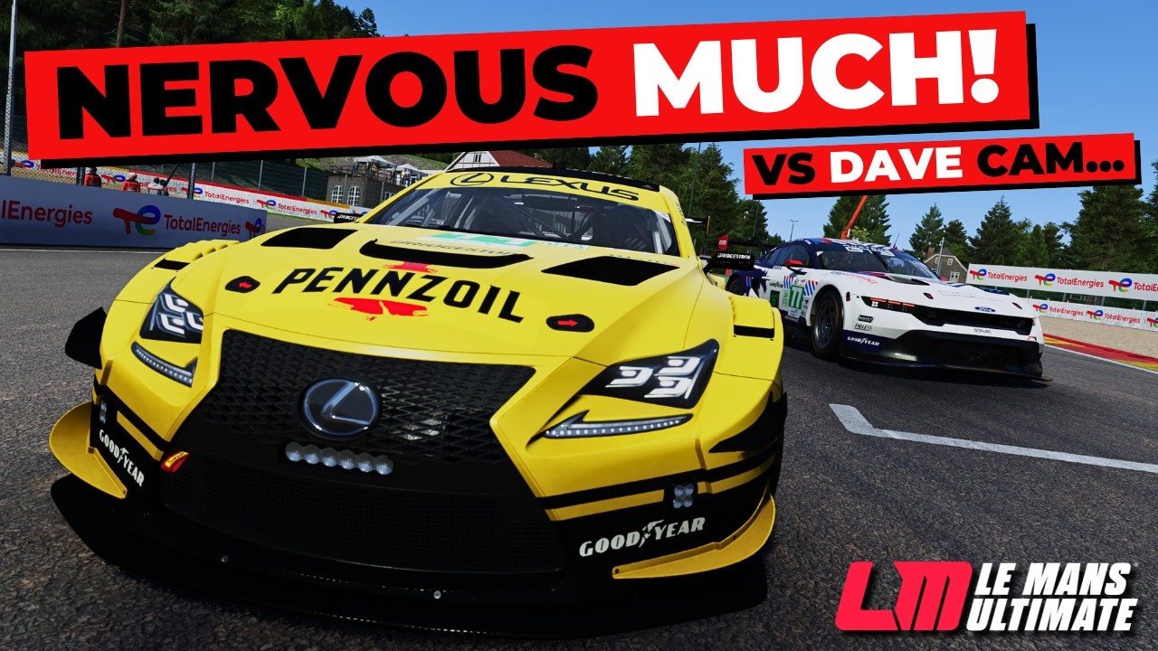 The Rev VS Dave Cam:- Confidence was Optional! GT3 @ Spa on LMU!