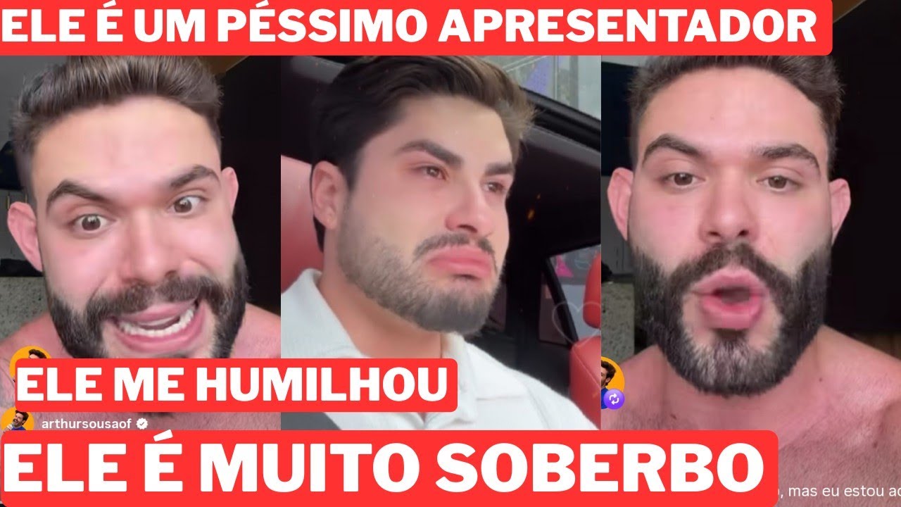 ARTHUR SOUZA DETONA O LUCAS SOUZA APÓS ELE SER DEMITIDO PELA RECORD 