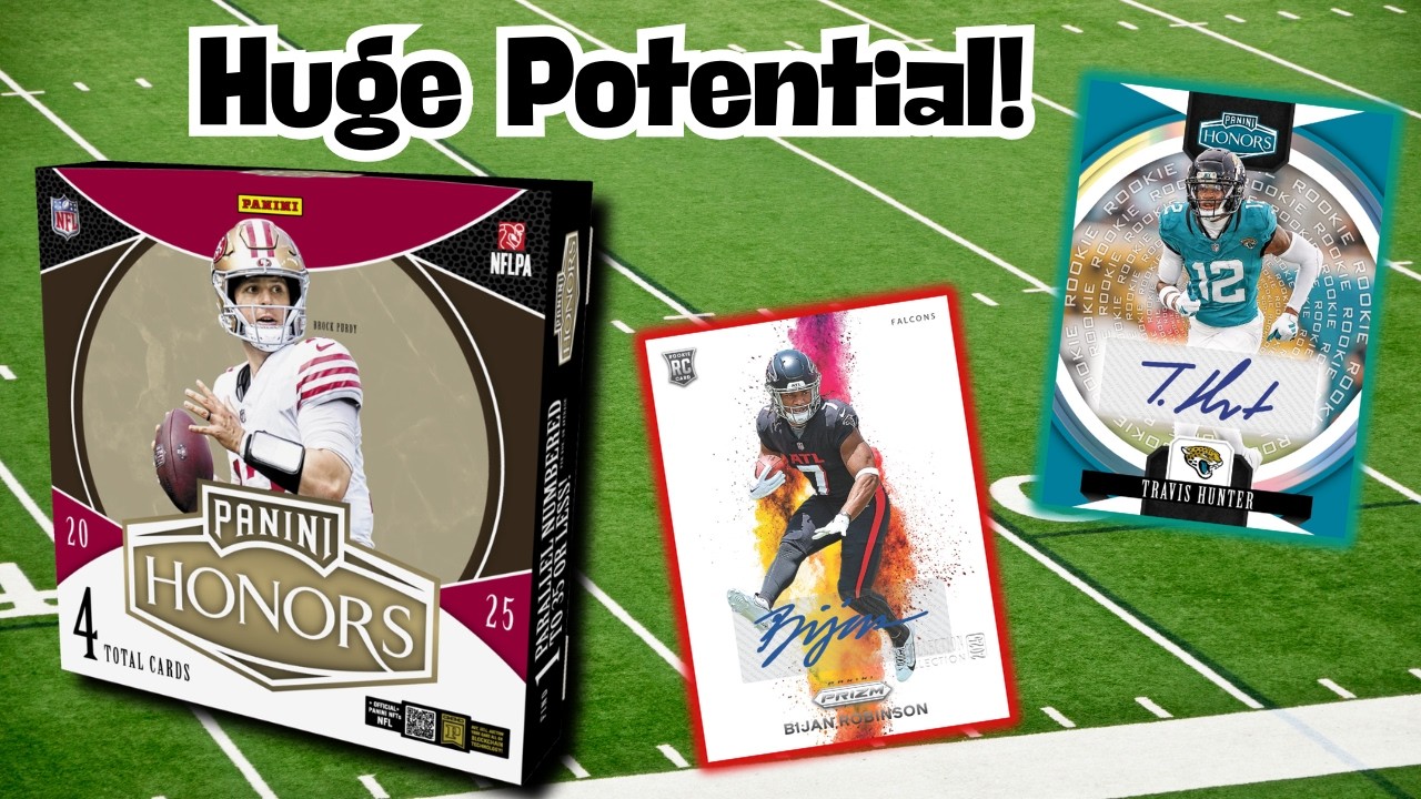 SWEET DUAL AUTO!!! 2025 Panini Honors Football Hobby Box Opening!