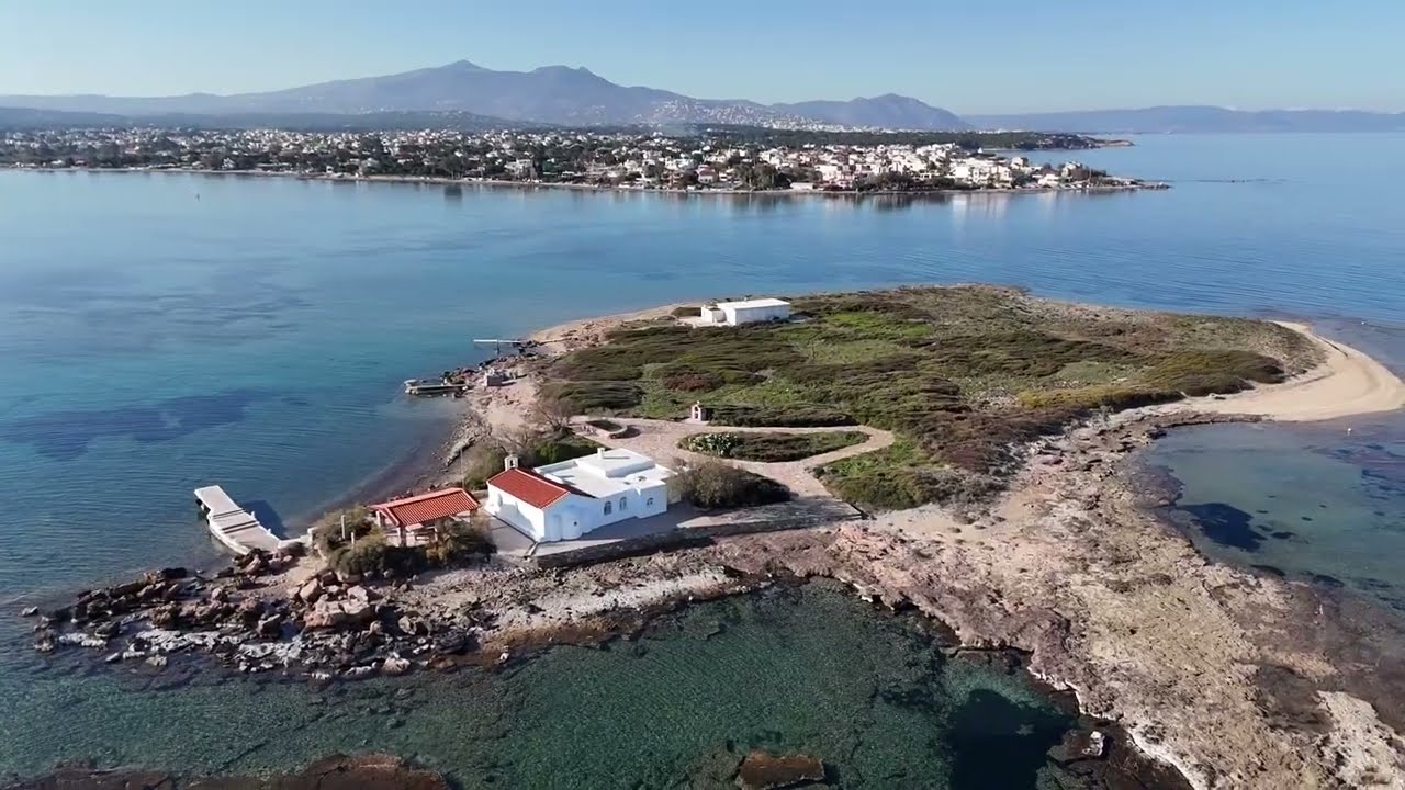 Пляжи Артемиды, недалеко от Рафины c DJI mini 4 pro