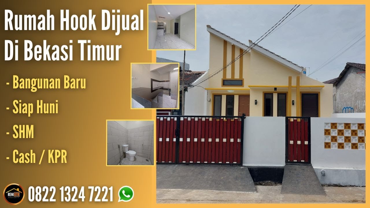 Rumah Dijual Di Bekasi Timur Regency Posisi Hook Desain Minimalis Bebas Banjir