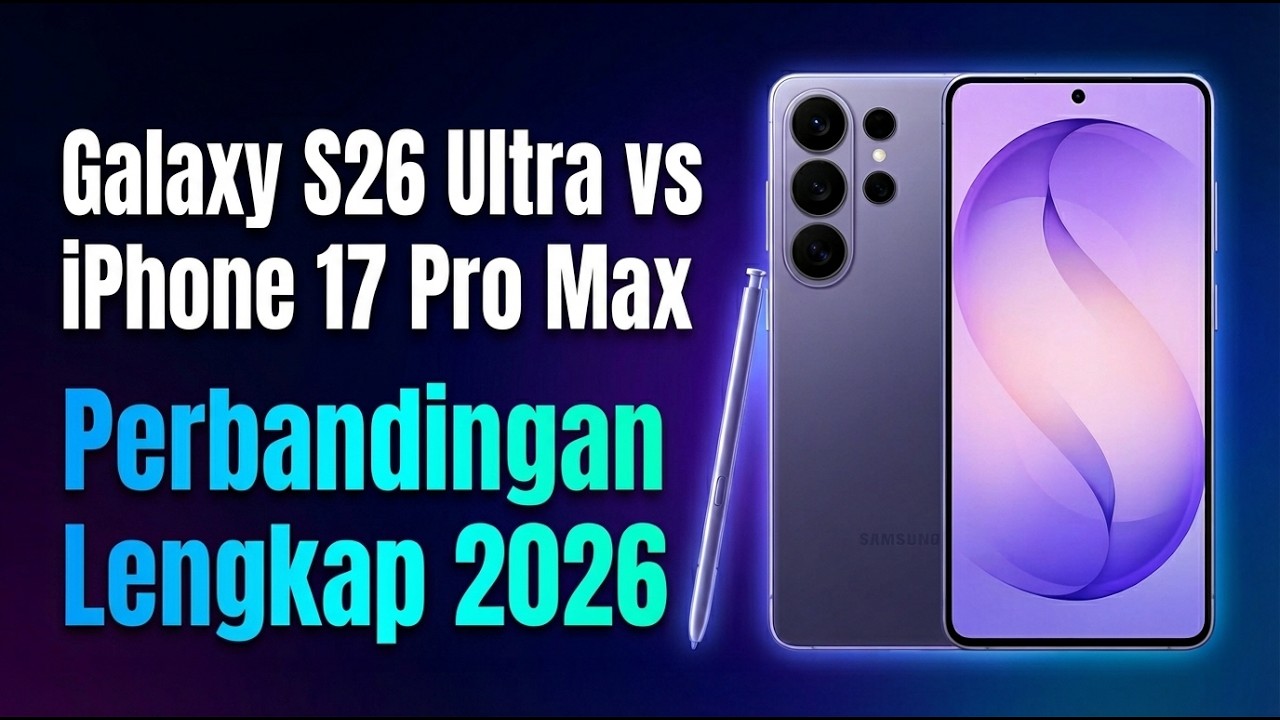Galaxy S26 Ultra vs iPhone 17 Pro Max | Perbandingan Lengkap 2026