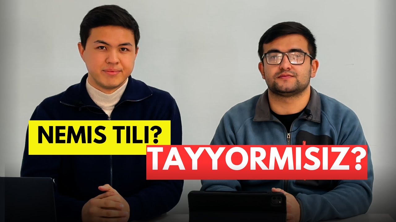 Intro. Endi nemis tilini batafsil o'rganishingiz mumkin!